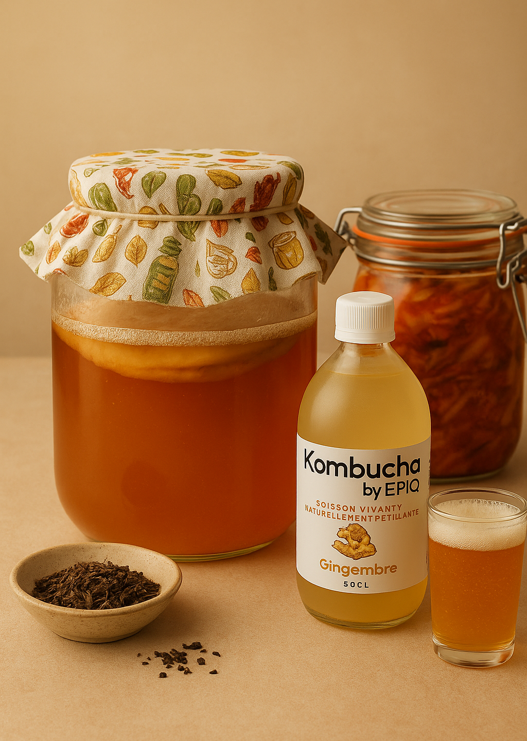 kombucha pétillant